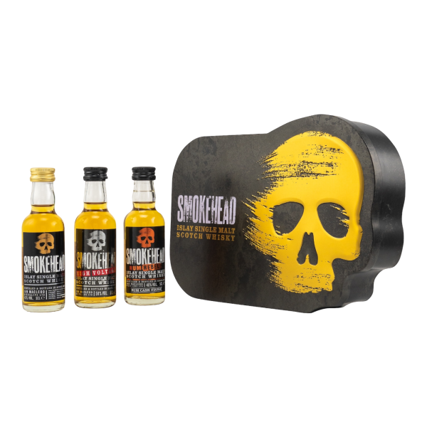 MINI - Smokehead Collection (Peated, High Voltage, Rum Rebel) 49% 3x0,05l