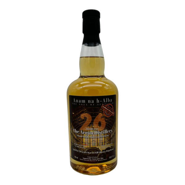 Arran 26 Jahre 1996 2023 1st Fill Sherry Puncheon Anam na h-Alba 52,1% 0,7l