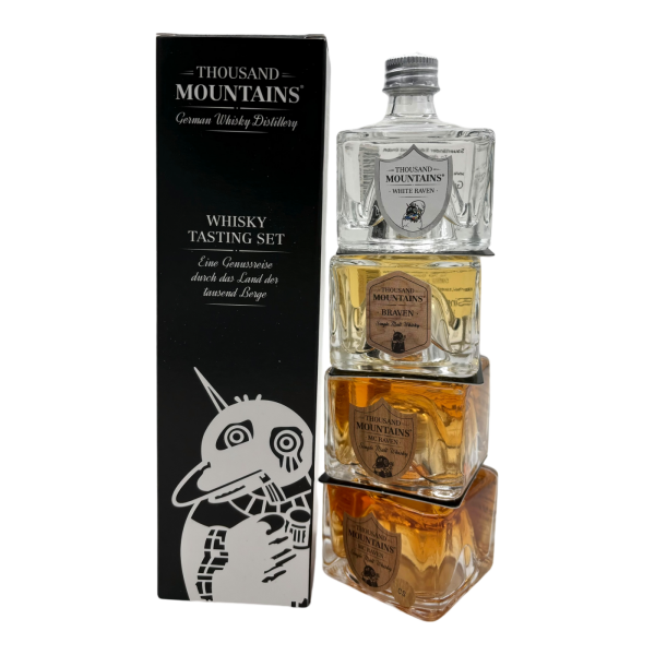 Thousand Mountains Whisky Tasting Set 49,55% 4x0,04l