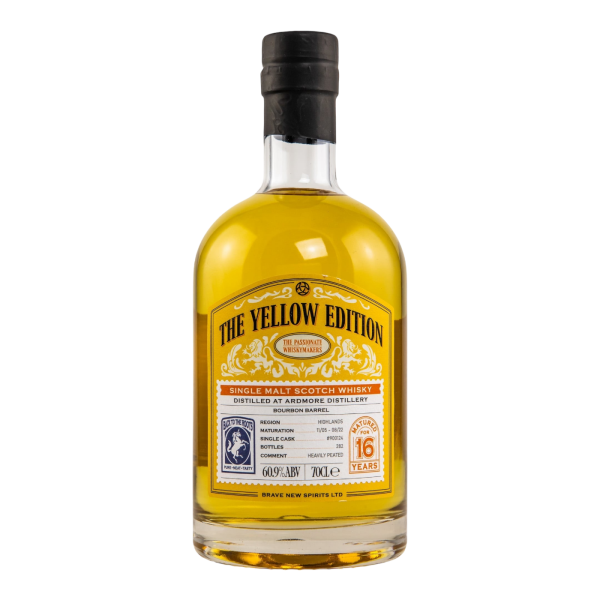 Ardmore 16 Jahre 2005 2022 Yellow Edition - Bourbon Barrel #900124 Brave New Spirits 60,9% 0,7l