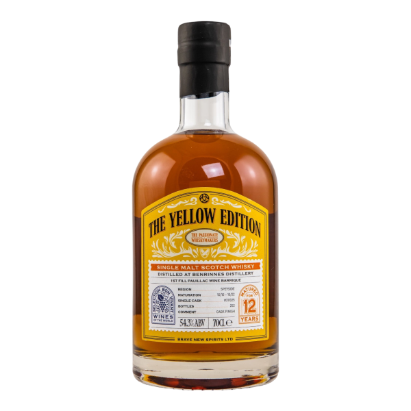 Benrinnes 12 Jahre 2010 2022 Yellow Edition - 1st Fill Pauillac Cask Finish #311025 Brave New Spirits 54,3% 0,7l