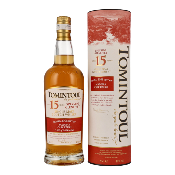 Tomintoul 15 Jahre Madeira Cask Finish 46% 0,7l