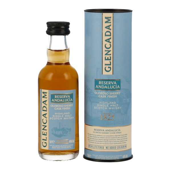 MINI - Glencadam Reserva Andalucia Oloroso Sherry Cask Finish 46% 0,05l (Dose beschädigt)