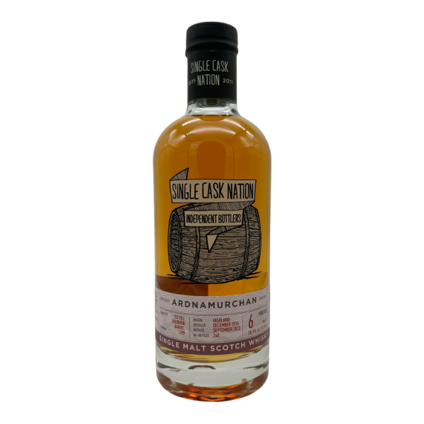 Ardnamurchan 6 Jahre 2016 2023 1st Fill Bourbon Barrel #1299 Single Cask Nation 58,9% 0,7l