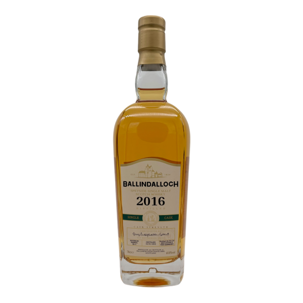 Ballindalloch 8 Jahre 2016 2024 Single Cask Bourbon Barrel #4 for Germany 60,8% 0,7l