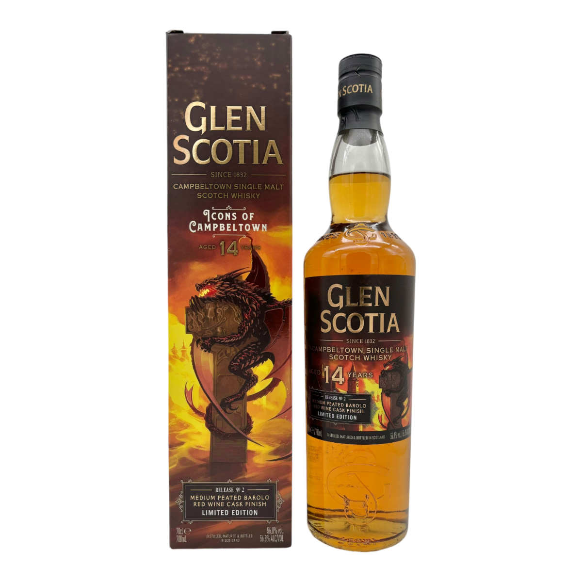 Glen Scotia 14 Jahre The Dragon - Icons of Campbeltown 2/5 56,8% 0,7l, 129,90 €