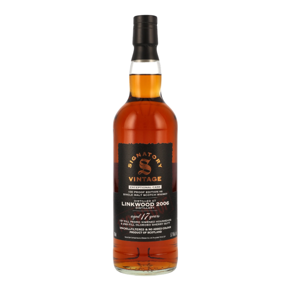 Linkwood 17 Jahre 2006 Exceptional Cask 100 Proof Edition #6 Signatory 57,1% 0,7l