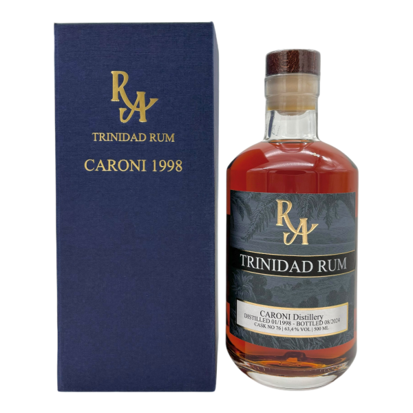 Rum Artesanal Trinidad 26 Jahre 1998 2024 #76 Caroni Distillery 63,4% 0,5l