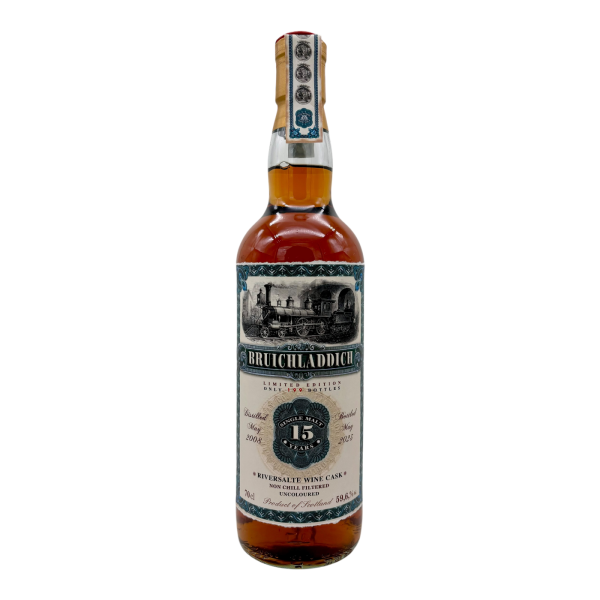 Bruichladdich 15 Jahre 2008 2023 Rivesaltes Wine Cask #JJ11232 Jack Wiebers Old Train Line 59,6% 0,7l