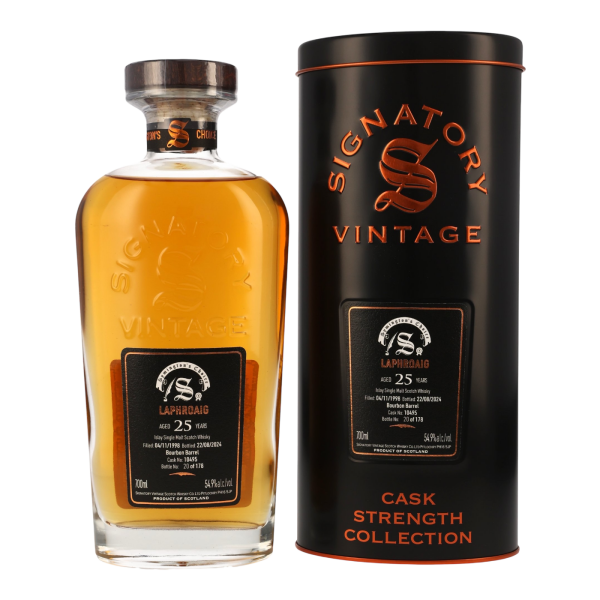 Laphroaig 25 Jahre 1998 2024 #10495 Symingtons Choice Signatory 54,9% 0,7l