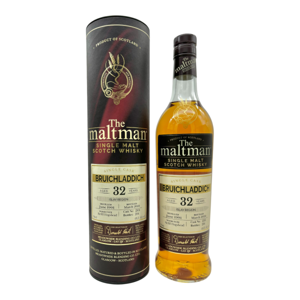 Bruichladdich 32 Jahre 1991 2024 Refill Hogshead #2306 The Maltman 49,3% 0,7l