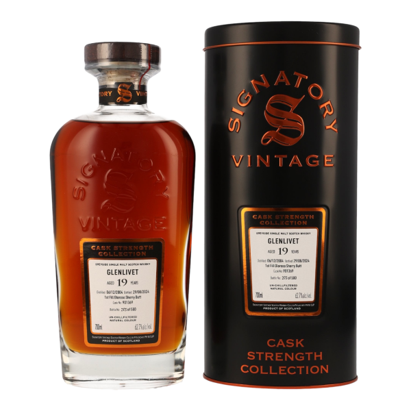 Glenlivet 19 Jahre 2004 2024 First Fill Oloroso Sherry Butt #901369 Signatory 62,7% 0,7l