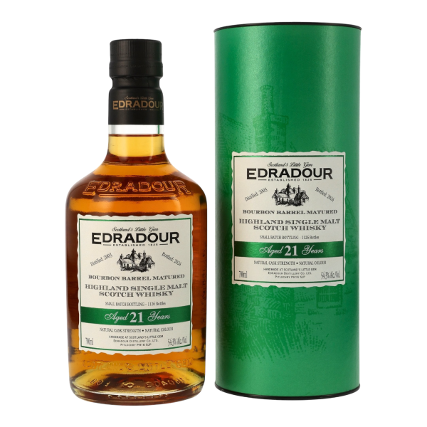 Edradour 21 Jahre 2003 2024 Bourbon Barrels Cask Strength 54,3% 0,7l