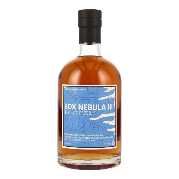 Box Nebula III 2013 2024 First Fill PX Barrel Scotch Universe 55,7% 0,7l