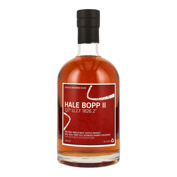 Hale Bopp II 2014 2024 First Fill Oloroso Hogshead Scotch Universe 58,7% 0,7l