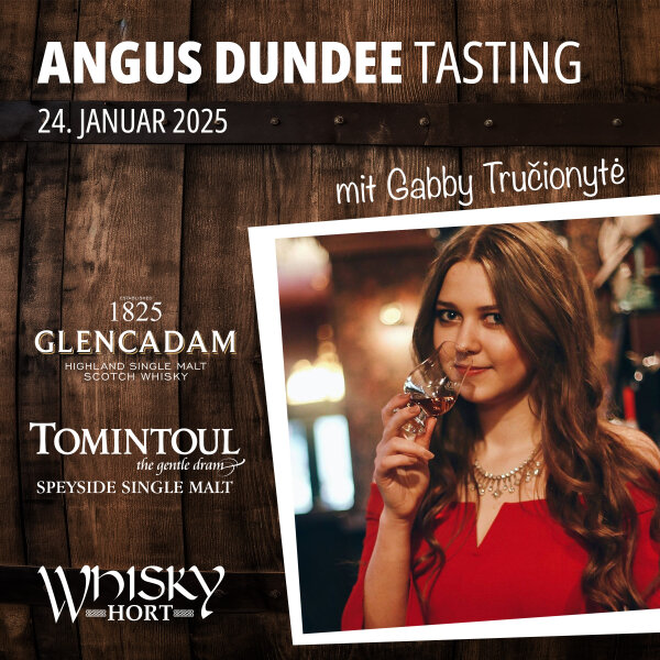 20250123 Tasting 23.01.2025 / 19:00 Uhr - Glencadam & Tomintoul mit Gabby Trucionyte