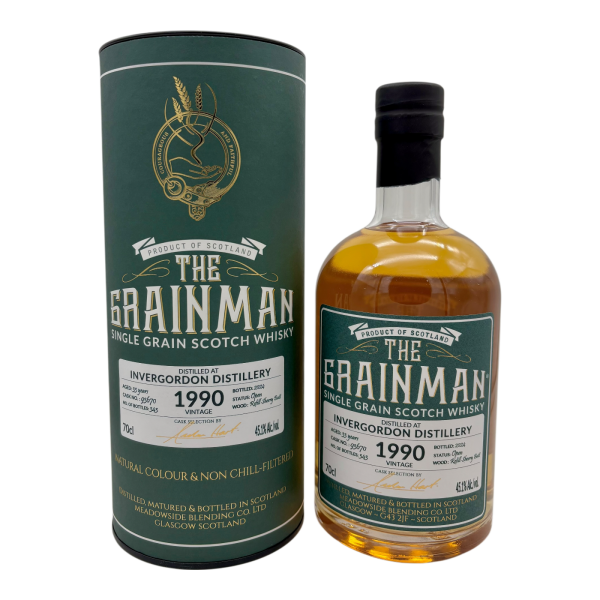 Invergordon 33 Jahre 1990 2024 Refill Sherry Butt #93670 The Grainman 45,1% 0,7l