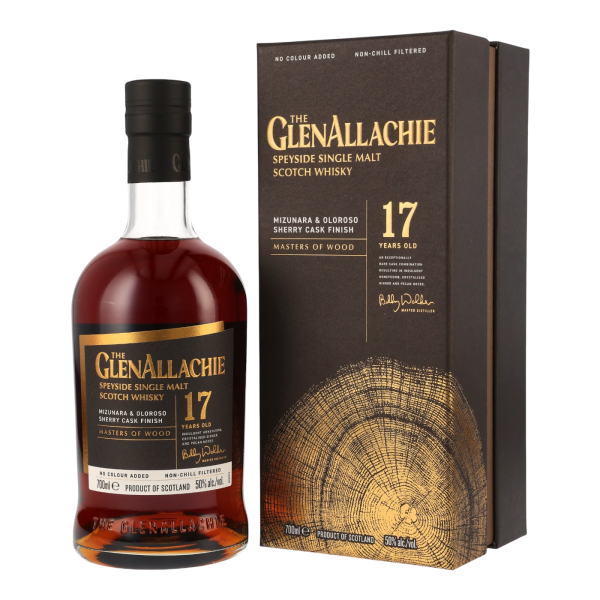 GlenAllachie 17 Jahre Masters of Wood Mizunara & Oloroso Cask Finish 50% 0,7l