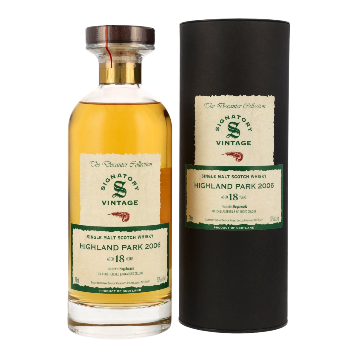 Highland Park 18 Jahre 2006 2024 Ibisco Decanter Signatory 52% 0,7l -, 129,90 €