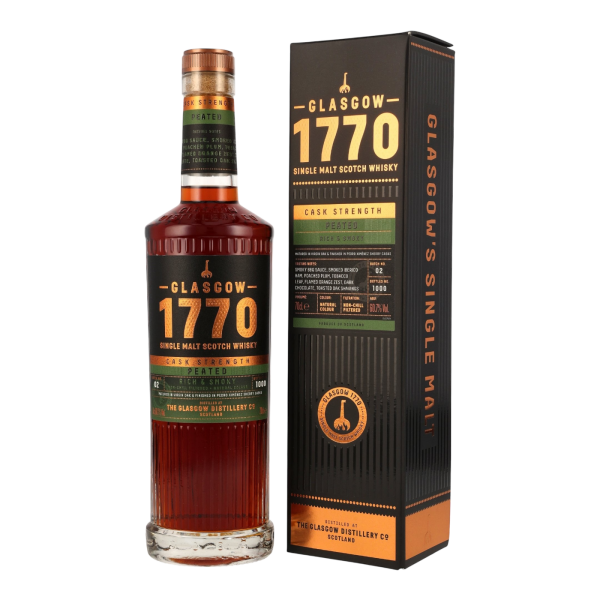 Glasgow 1770 Peated Cask Strength - Batch #2 60,7% 0,7l