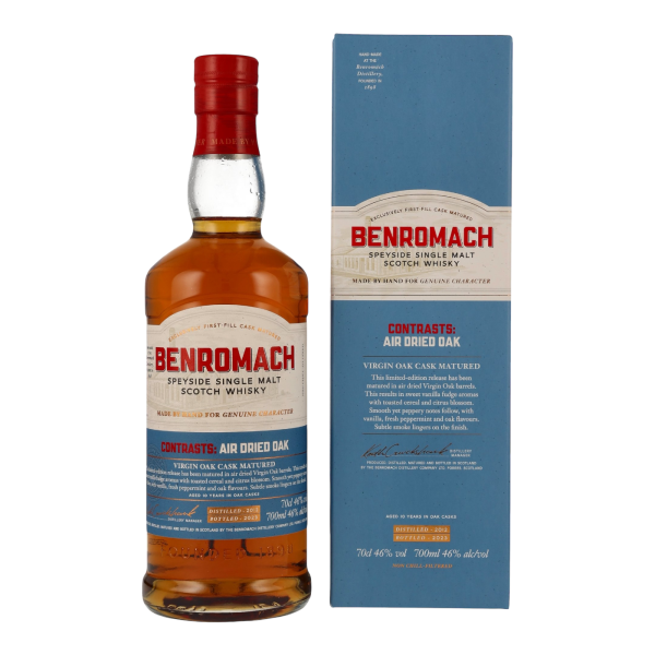 Benromach 10 Jahre 2012 2023 Virgin Oak Air Dried 46% 0,7l