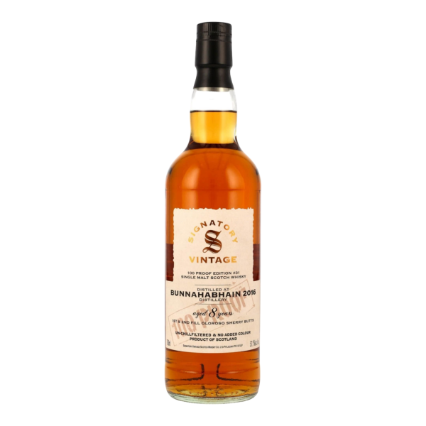 Bunnahabhain 8 Jahre 2016 2024 100 Proof Edition #31 Signatory 57,1% 0,7l