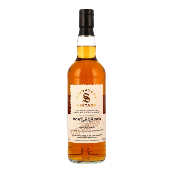 Mortlach 11 Jahre 2013 2024 100 Proof Edition #34 Signatory 57,1% 0,7l