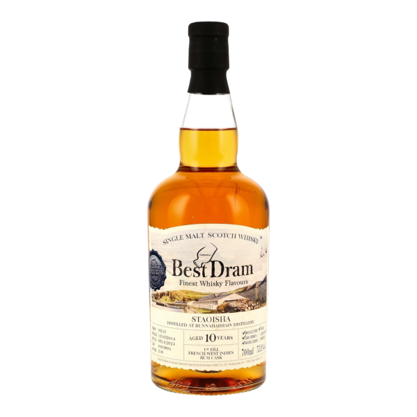 Staoisha 10 Jahre 2014 2024 First Fill French Antillen Rum Barrel #10389A Best Dram 53,9% 0,7l