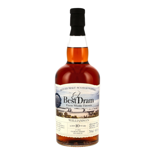 Williamson 10 Jahre 2014 2024 First Fill Oloroso Hogshead #259 Best Dram 60,6% 0,7l