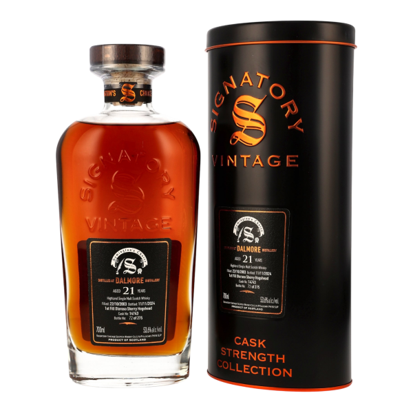 Dalmore 21 Jahre 2003 2024 Symingtons Choice First Fill Oloroso Cask #14743 Signatory 53,6% 0,7l