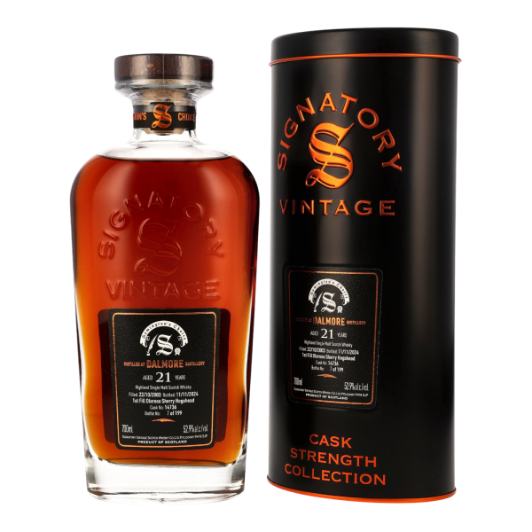 Dalmore 21 Jahre 2003 2024 Symingtons Choice First Fill Oloroso Cask #14736 Signatory 52,9% 0,7l