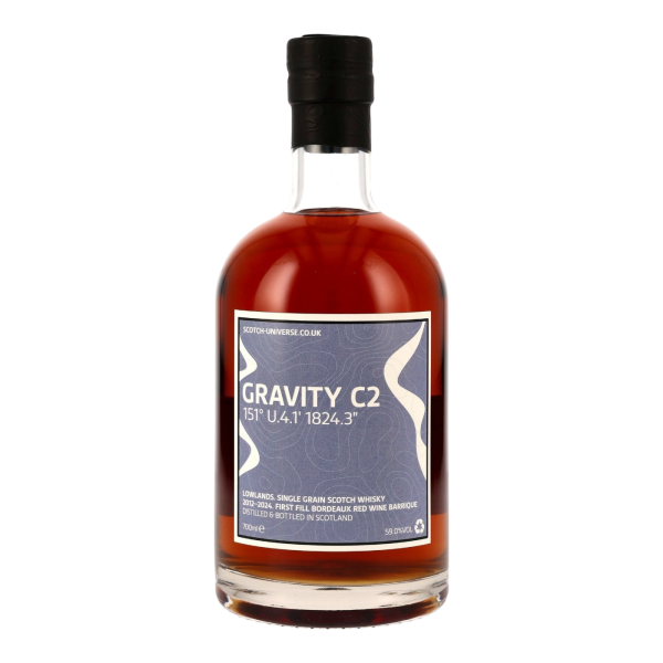 Gravity C2 12 Jahre 2012 2024 First Fill Bordeaux Barrique Single Grain Scotch Universe 59% 0,7l