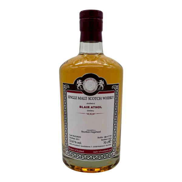 Blair Athol 2011 2024 Bourbon Hogshead #24035 MoS 53,8% 0,7l