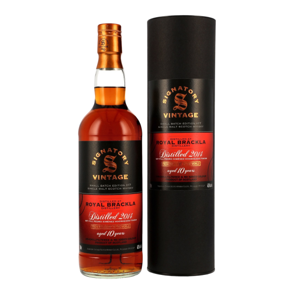 Royal Brackla 10 Jahre 2014 2025 Small Batch Edition #17 Signatory 48,2% 0,7l