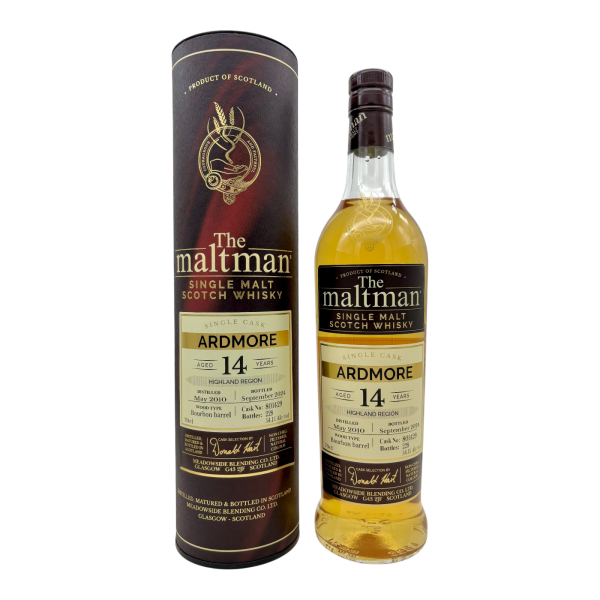 Ardmore 14 Jahre 2010 2024 Bourbon Barrel #801429 The Maltman 54,1% 0,7l