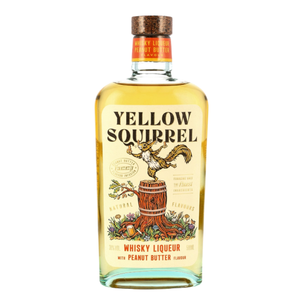 Yellow Squirrel Erdnussbutter Whiskylikör 30% 0,5l