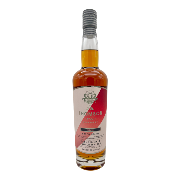 J.G. Thomson Rich Blended Malt Scotch Whisky Batch No. 03 46,5% 0,7l