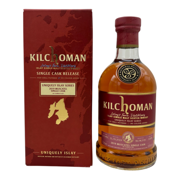 Kilchoman Vintage 2019 Uniquely Islay Series #5/6 Cask 19/1451 Muscatel Single Cask 58,6% 0,7l