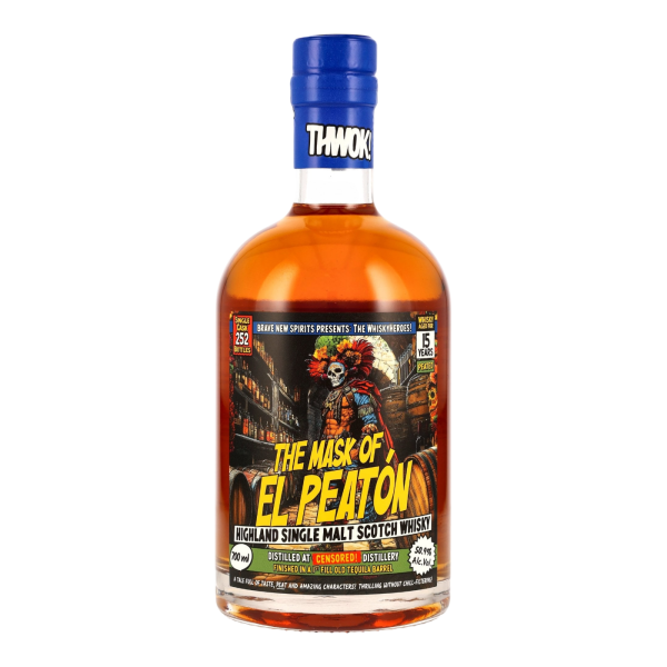 Peated Highland 15 Jahre Whisky Heroes - The Mask of El Peaton Brave New Spirits 50,9% 0,7l