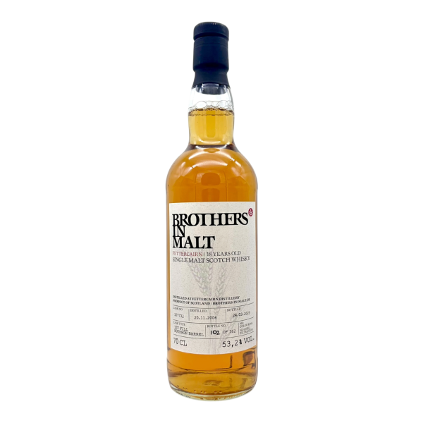 Fettercairn 18 Jahre 2006 2025 1st Fill Bourbon Barrel #107732 Brothers in Malt 53,2% 0,7l