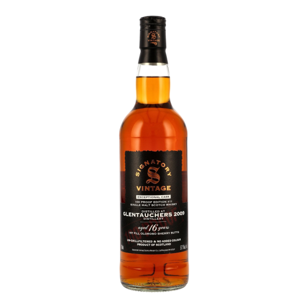Glentauchers 16 Jahre 2009 2025 Exceptional Cask 100 Proof Edition #11 Signatory 57,1% 0,7l