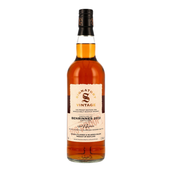 Benrinnes 13 Jahre 2012 2025 100 Proof Edition #56 Signatory 57,1% 0,7l