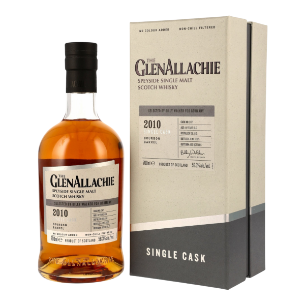 GlenAllachie 14 Jahre 2010 2025 Bourbon Barrel #2471 56,3% 0,7l
