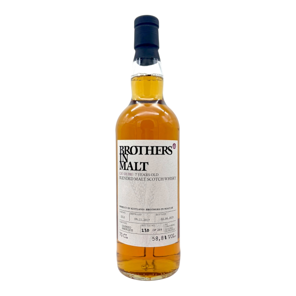 CEO DUBH Peated Blended Malt 7 Jahre 2017 2025 Oloroso Barrique #2212 Brothers in Malt 58,8% 0,7l