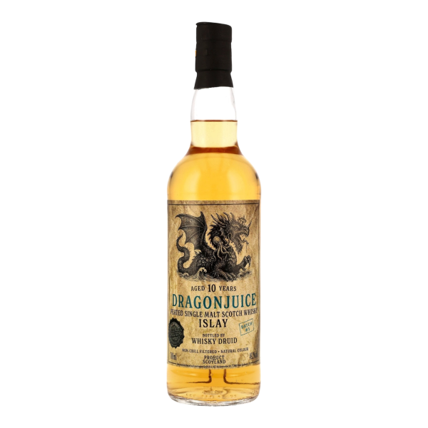 Dragonjuice 10 Jahre Islay Peated Single Malt Whisky Batch #1 Whisky Druid 49,2% 0,7l