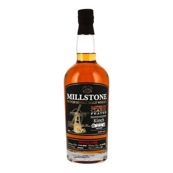 Millstone 5 Jahre 2020 2025 Medium Peated Sauternes Cask #200164 Dutch Single Malt 53,46% 0,7l