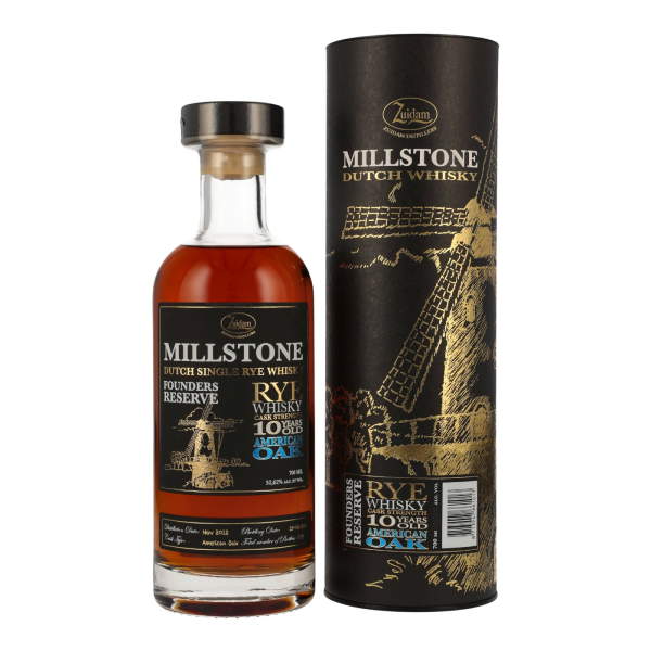 Millstone 10 Jahre 2012 2023 Founders Reserve Cask Strength Rye Whisky 52,62% 0,7l