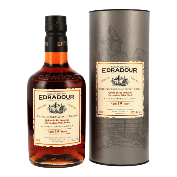 Edradour 15 Jahre 2010 2025 Francisco Estremadura Wine Casks Finish 57,7% 0,7l
