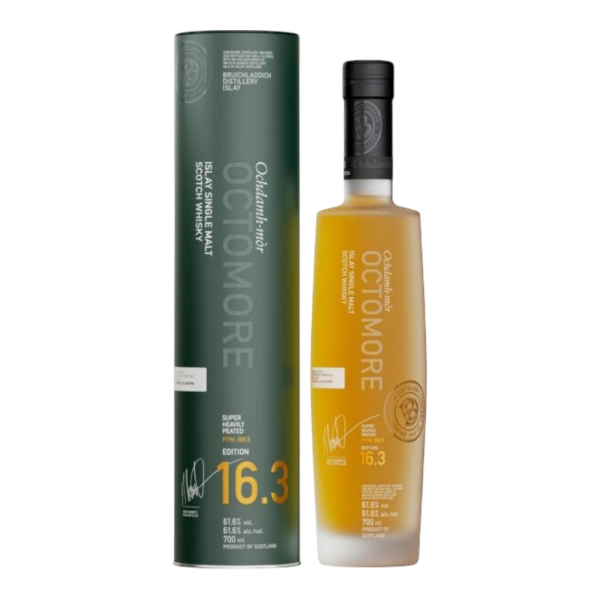Bruichladdich Octomore 16.3 Bourbon, Sauternes and PX Casks 61,6% 0,7l