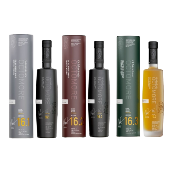 Bruichladdich Octomore 16 3er Bundle 3x0,7l
